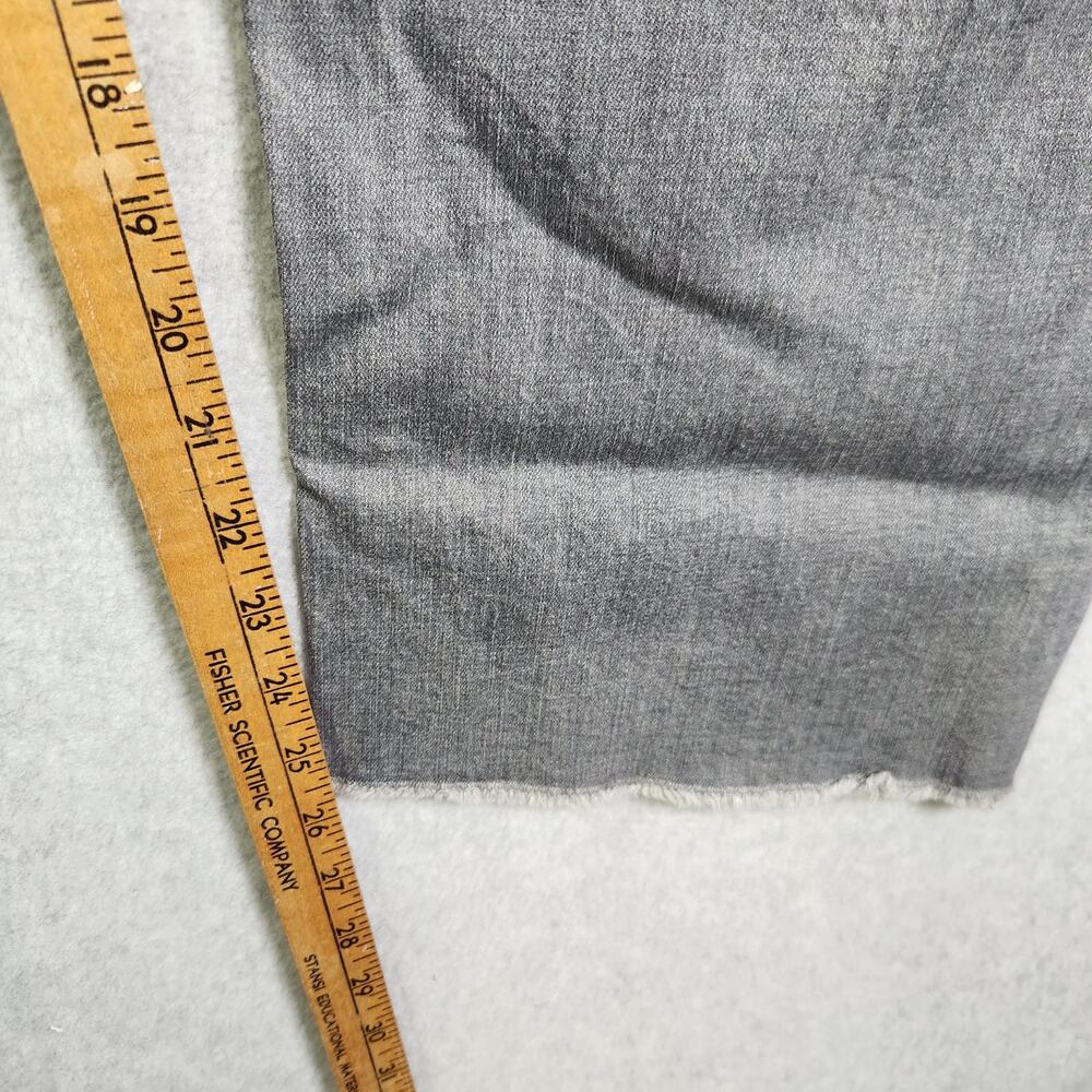 NWT Mica Denim Super High Barrel Wide Leg Ankle Jeans Grey Sz 28 Pockets Preppy - Picture 13 of 15